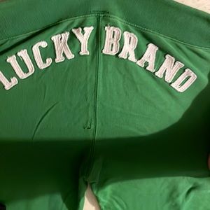 Green lucky Irish pants